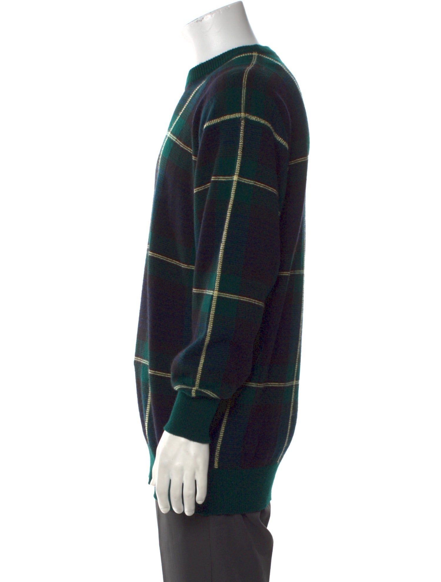 Saks Fifth Avenue Cashmere Plaid Print Pullover